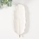 Souvenir ceramics stand "leaf" white 25.5x10x1.5 cm
