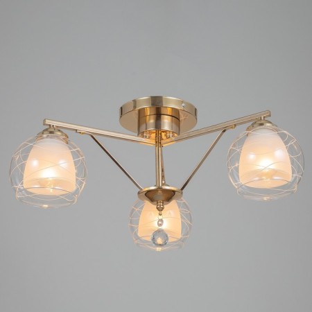 Arlett chandelier 3x60W E27 gold 54x54x26cm Ritter-1