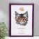 Photo frame plastic 21x30 cm, purple (plastic screen)
