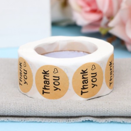 Craft stickers in the roll "That You", 500 pcs, 2.5 x 2.5 cm-1