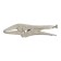 Hand tundra clamp, an elongated flat capture, with a latch, 115 mm