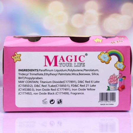 Lip gloss "ice cream", a mix of flowers and aromas-5