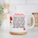 Sublimation mug "beloved wife", with application
