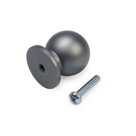 Handle button Cappio RK146, D = 25 mm, color graphite-5
