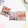 Mini-postcard "Happy Birthday!" motorcycle, 6.5x6.5 cm