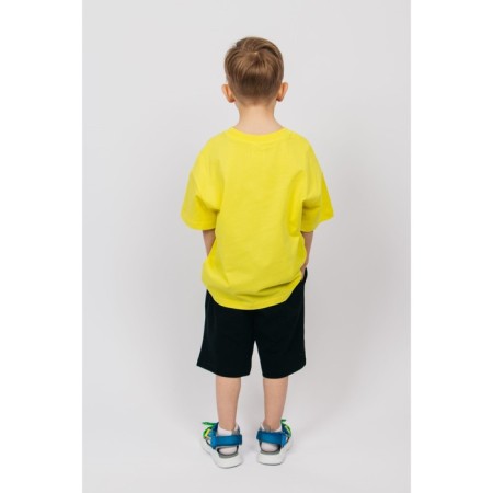T -shirt for a boy, height 122 cm, yellow color-1