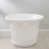 Pot with the Podon "Lausanne", 40 l, the color is white