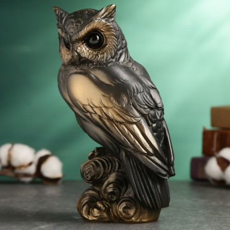 Figure "Owl" bronze 10x22x8cm-1