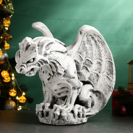 Figure "Gorguli" Gray stone 39x25x35cm-1