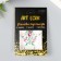 Stick plastic rhinestone "Decoration. Ring" MIX 5.6x6.2 cm