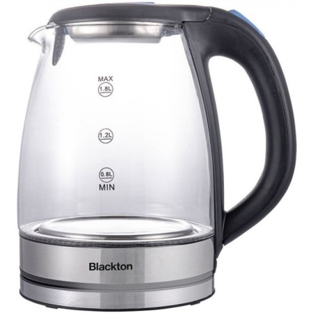 Electric kettle Blackton BT1825G, 1.8 l, 1500 watts, black and blue