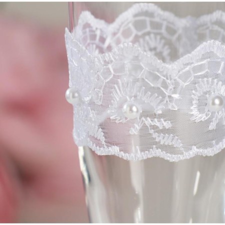 The set on the table of the newlyweds "Harmony", white-7