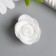 Decor for creativity "White Rose" d = 3.5 cm