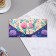 Money envelope "Universal" Cutting, Congrev, embossing, clover, 9.3x19 cm