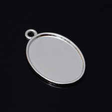 Frame with a setting A2259, site 18 × 25mm, silver color