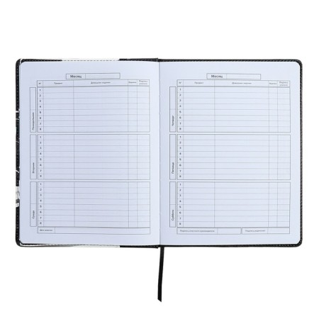 Universal Diary Grade 1-11, 48 sheets "Racing", solid cover of artificial leather, lies, universal cheat sheet, block 80 g/m2-6