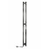 Electric towel Indigo Style Pro, 1200x100 mm, hidden installation, chrome
