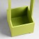 Kashpo - wooden box 13.5x13.5x30 cm pistachio