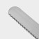Biscuit knife large teeth, blade length 25 cm, wooden handle, blade thickness 1 mm