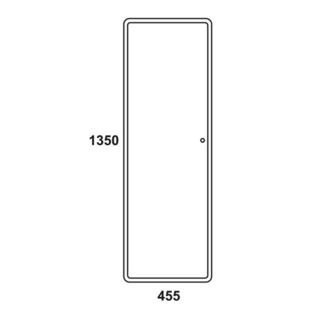 Loren LED mirror with a sensor, 455x1350 mm ZLP430-2