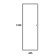Loren LED mirror with a sensor, 455x1350 mm ZLP430