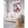 Decorative panel with photo printing "Tree of Time", vertical, size 150x200 cm