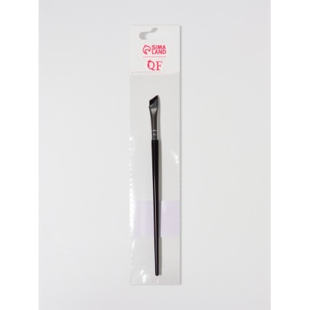 Brush d/makeup d/eyebrows, eyeliner 14 (± 1) cm nylon plastic black bag QF-3