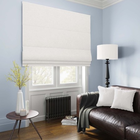 Roman curtain "Tina", size 100x175 cm, white color