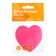 Block with a sticky edge paper 70x70mm, Erichkrause "Heart Neon", 50 sheets, pink