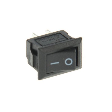 Klavic Klavih switch Rexant RWB-101, 250 V, 3A (2C), ON -OFF, Micro, Black
