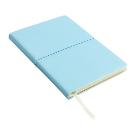 Diary of Leduced A5 136 DEVENTE sheets. Jane, soft pvc cover, elastic band, perforation, liesse, block 70, blue-3