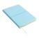 Diary of Leduced A5 136 DEVENTE sheets. Jane, soft pvc cover, elastic band, perforation, liesse, block 70, blue