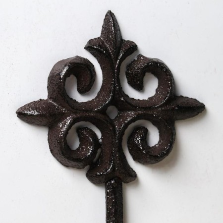 Decorative metal hooks "spear" 12.5x9x3.5 cm-1