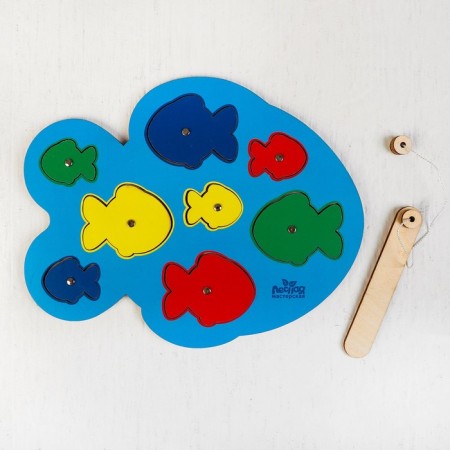 Magnetic fishing for children "fish", puzzle