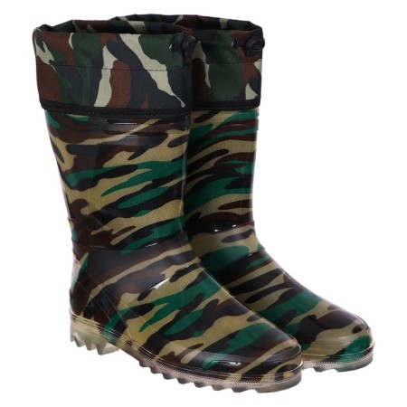Men's boots S-10RUM, PVC, insulated, camouflage mix, size 43 (277)-3