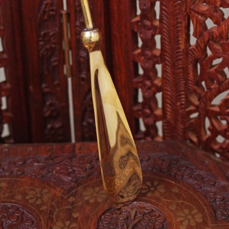 A spoon for shoes "Anchor with a rope" Brass 52x5.5x1 cm-2