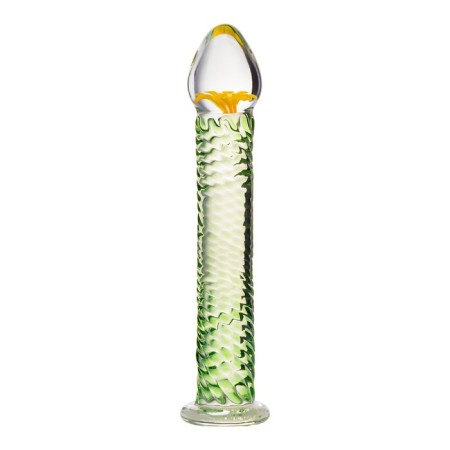 Unrealistic phallimitator Sexus Glass, glass, transparent, 16.5 cm-1
