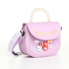 Baby bag on a valve, lilac color