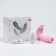 Vibrator with stimulation of the Gure G, with a vacuum-wave stimulant, PDU, ZU USB, pink