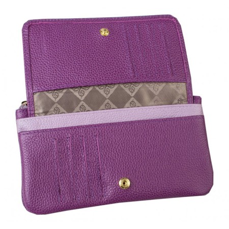 Purse with lightning, purple-lilac color-1