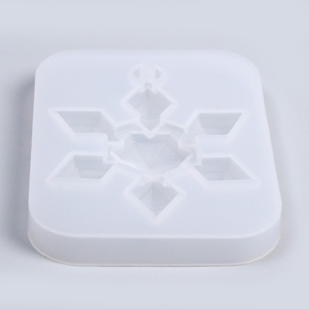 Silicone form universal, Snowflake-Crystal suspension-3