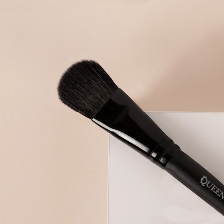 Premium brush makeup brush, 12.5 (+/- 1) cm, black color-2