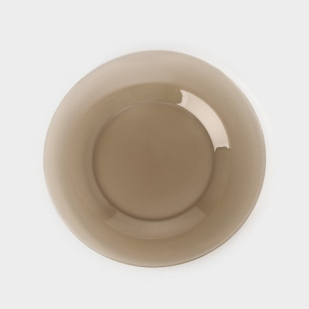 Dessert glass “Warxshop Brows”, d = 20 cm, brown color-1