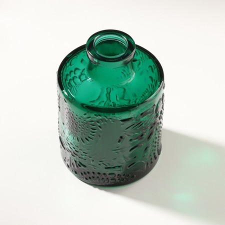 Diffusor for essential oils "Sunflower" 100 ml transparent green 6x6x8.5 cm-4