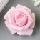 Foamiran rose, light pink d-4 cm