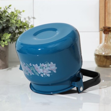 Kettle, 2.3 l, enameled cover, induction, blue color-2
