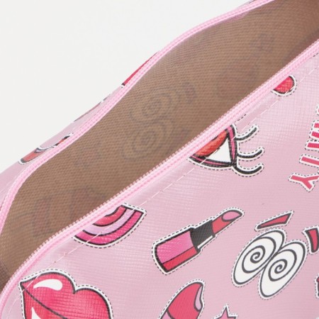 Lightning cosmetic bag, pink color-2