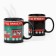 New Year! Homeleon mug New Year's ceramic “A lot of good!”, 350 ml, black color
