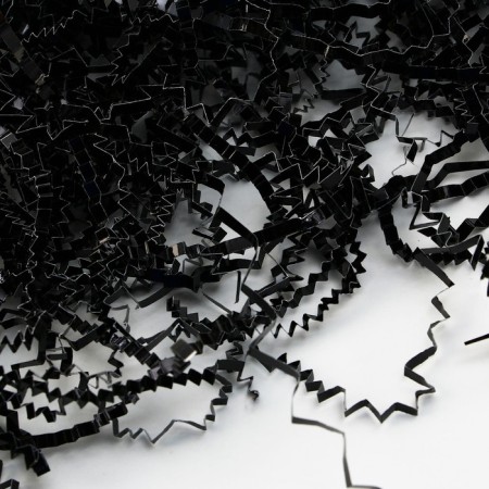 Filler for balls and gifts, packaging, “black”, 15 x 26 cm-1
