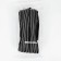 Rolled lightning “Spiral”, No. 5, waterproof, with reflective stripes, 50 m, black color